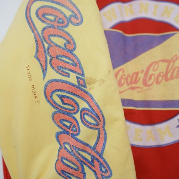 Vintage 80s Coca Cola Bomber Jacket Youth12 - Picture 6 of 8